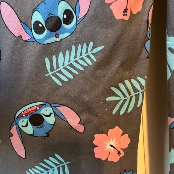 Men's Women’s Unisex Disney Lilo & Stitch Knit Pajama Lounge PJ Pants XXL - Picture 6 of 8